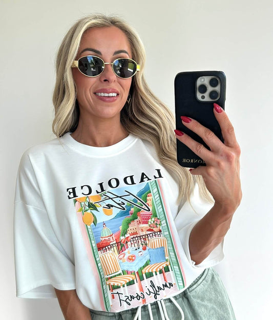 LA DOLCE VITA Sweater T-shirt - white