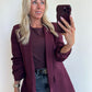 BILLIE Blazer - burgundy