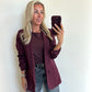 BILLIE Blazer - burgundy