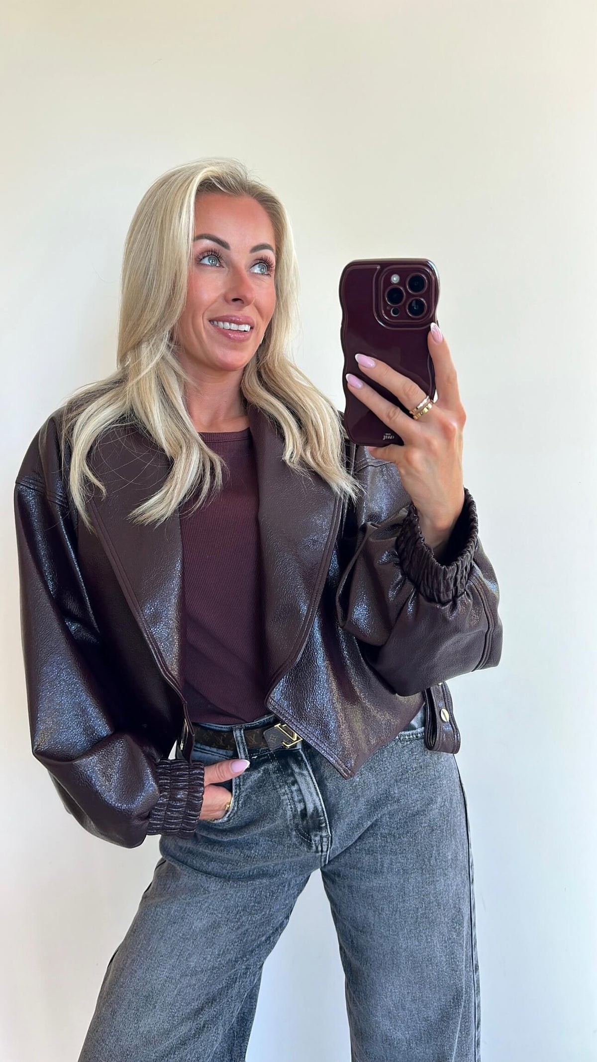 JILLIE Jacket - burgundy