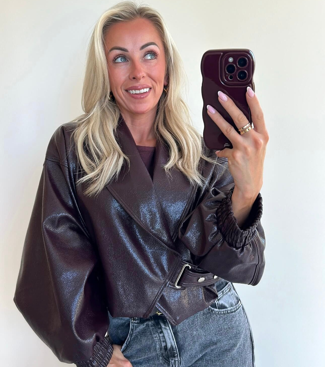 JILLIE Jacket - burgundy