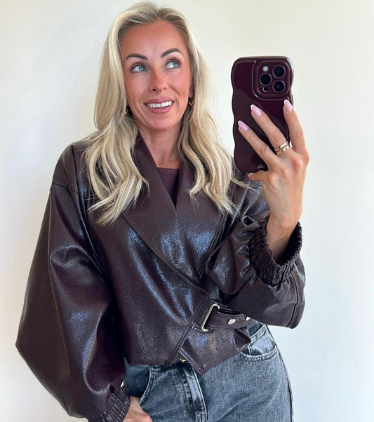 JILLIE Jacket - burgundy