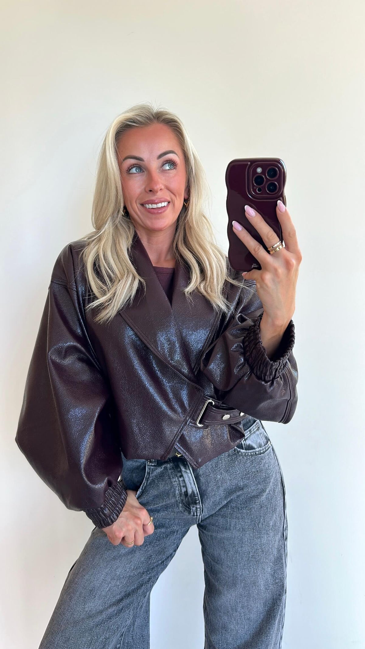 JILLIE Jacket - burgundy