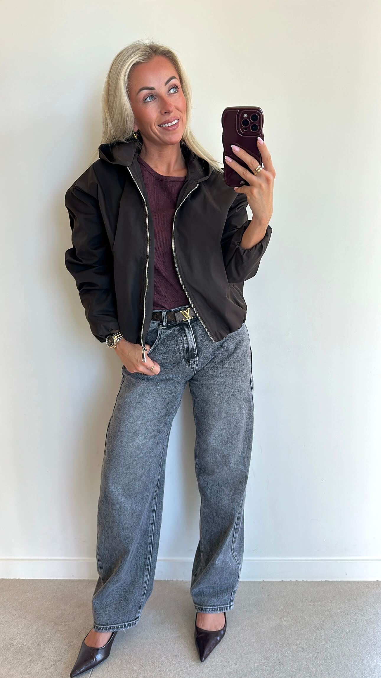 RUBI Rain Coat - brown