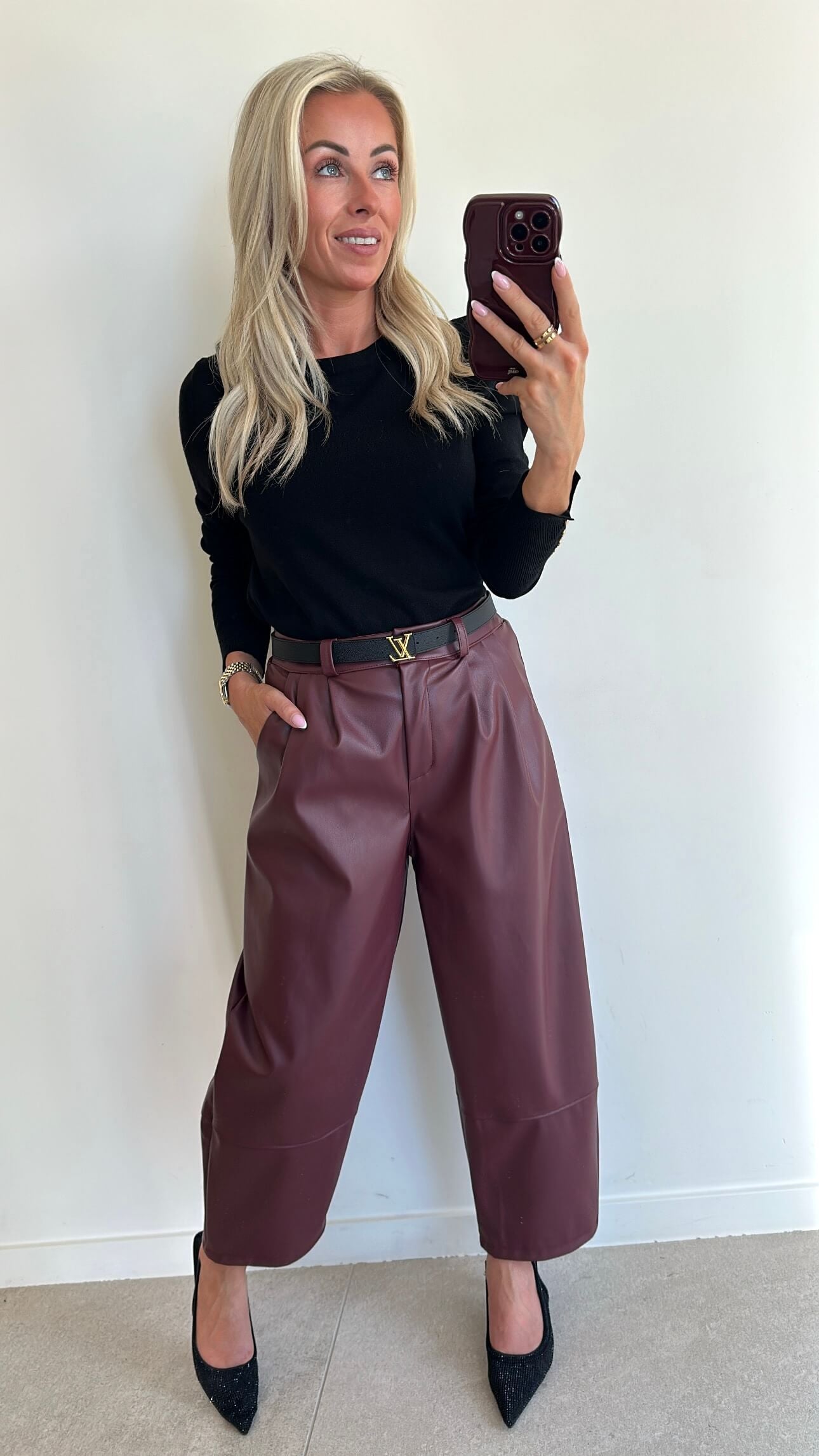 POSIE Pants - bordeaux