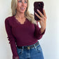 TRACIE Top - burgundy