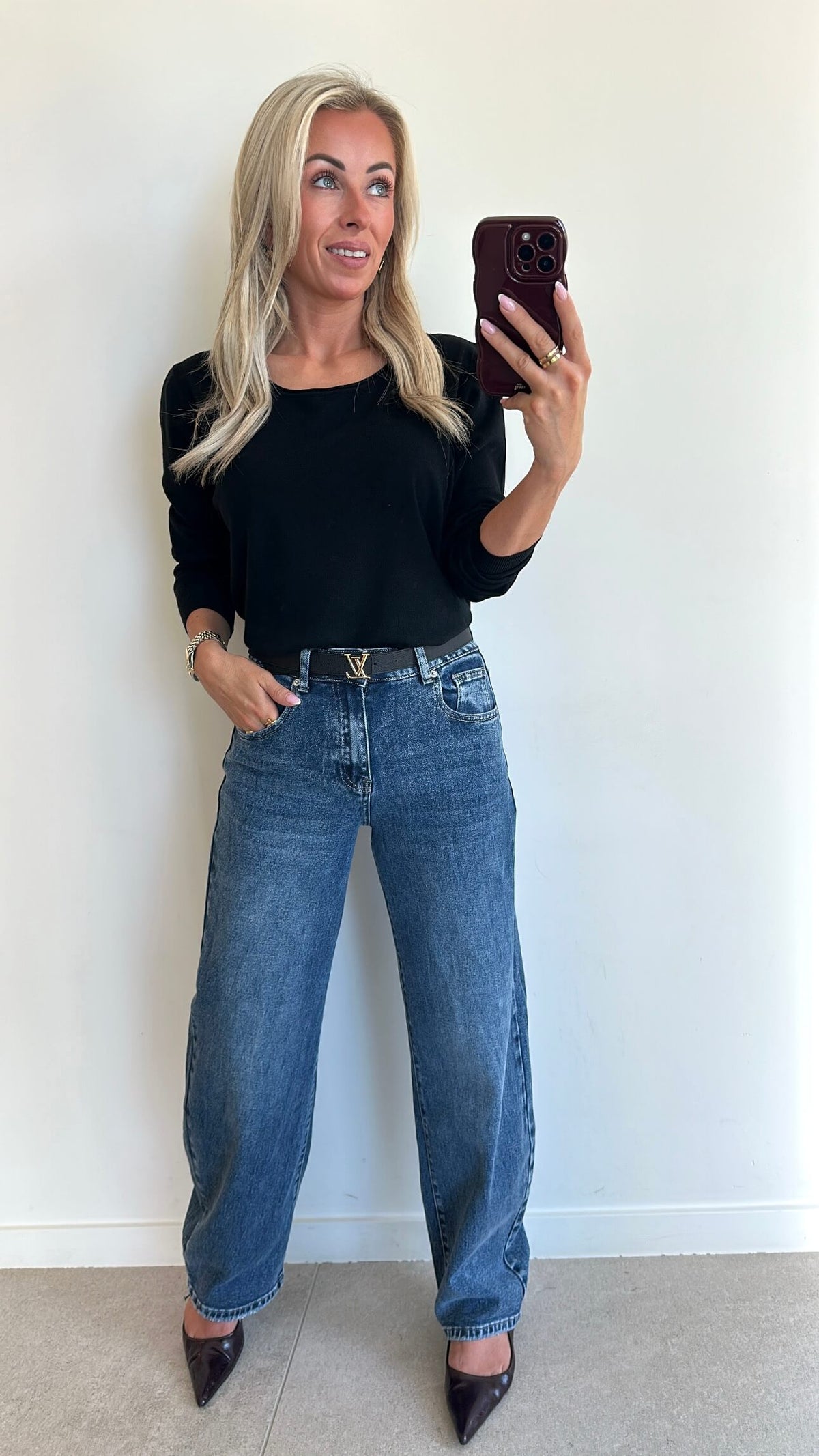TESS Longsleeve Top - black