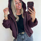 RUBI Rain Coat - burgundy