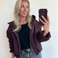 RUBI Rain Coat - burgundy