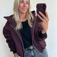 RUBI Rain Coat - burgundy