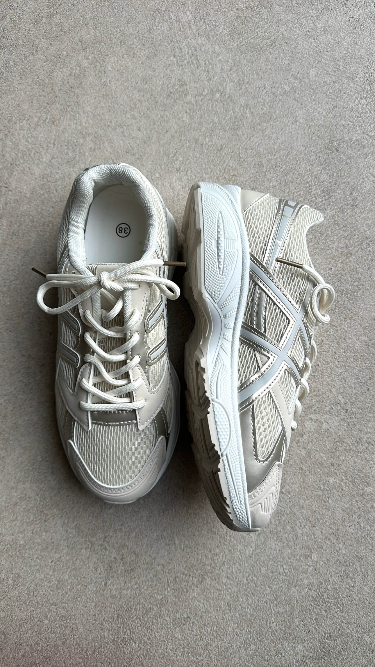 SADIE Sneakers - beige/gold