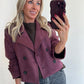 JUNE Jacket - washed burgundy