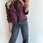 JUNE Jacket - washed burgundy