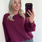 PAMMIE Sweater - burgundy