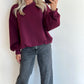 PAMMIE Sweater - burgundy