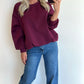 PAMMIE Sweater - burgundy