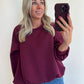 PAMMIE Sweater - burgundy