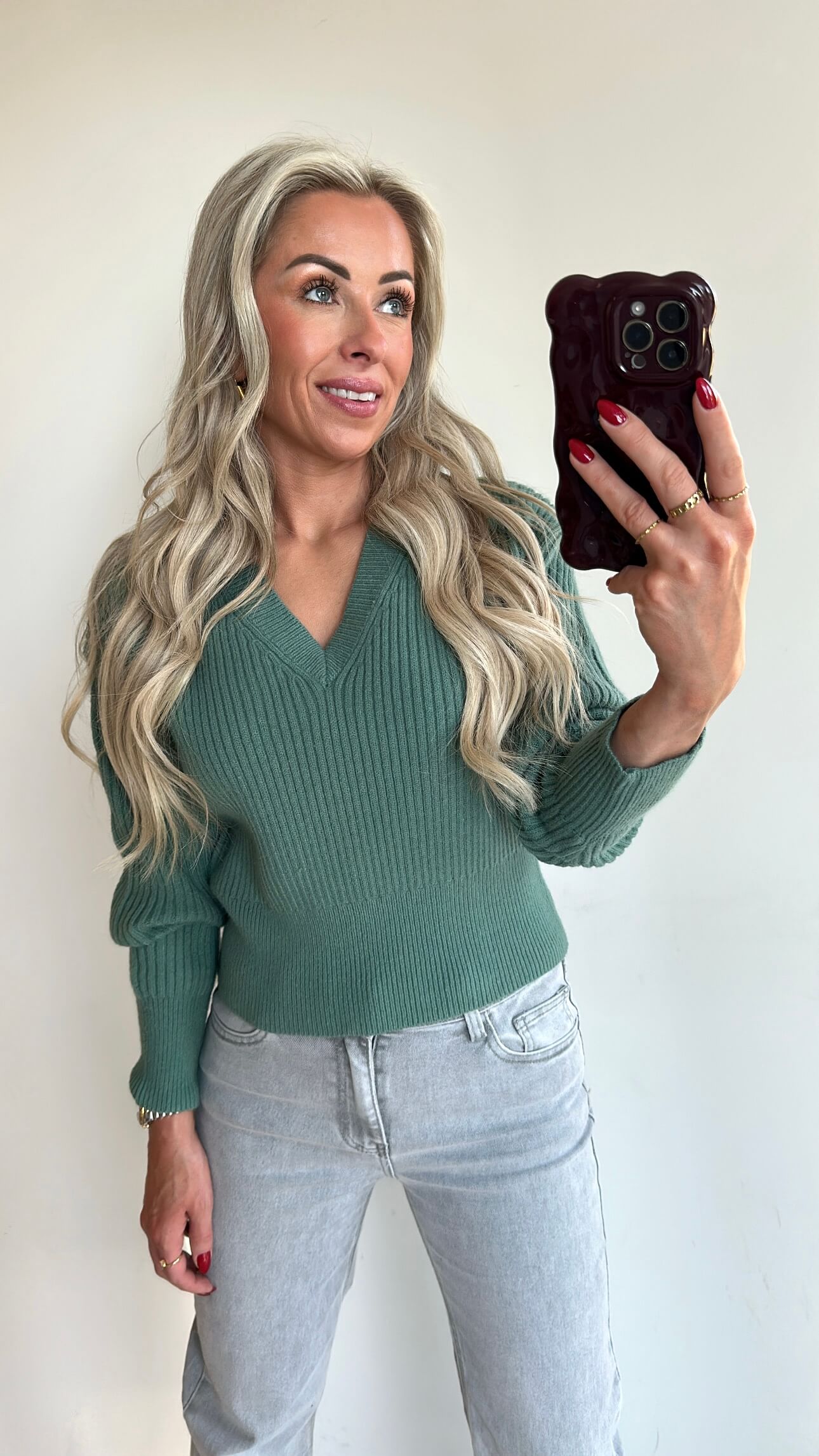 VIRGINIE Pull - turquoise