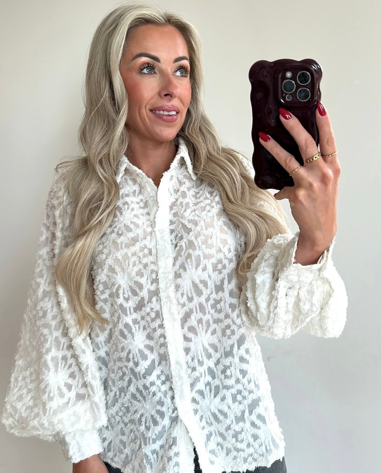 BABSIE Blouse - ecru