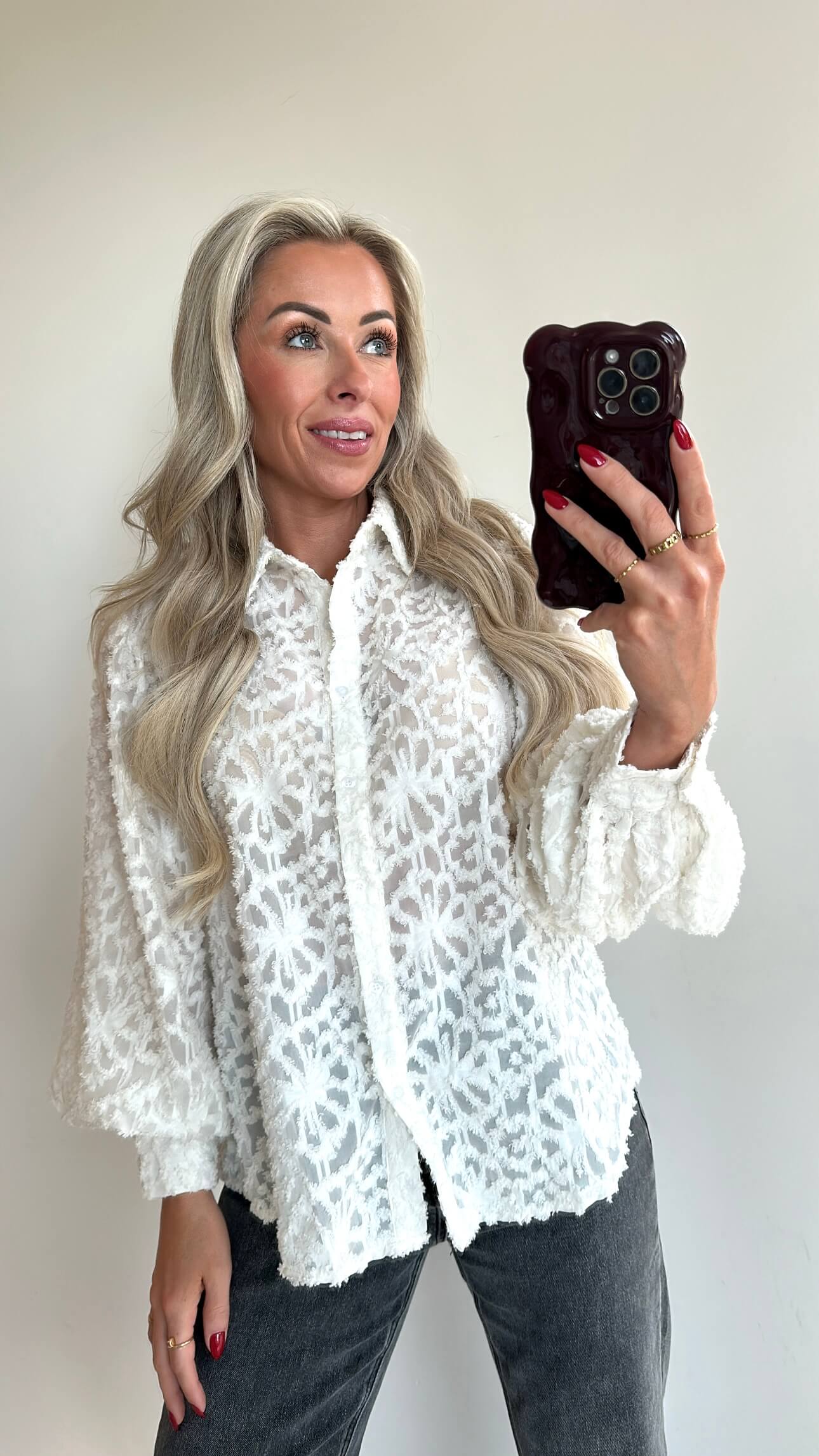 BABSIE Blouse - ecru