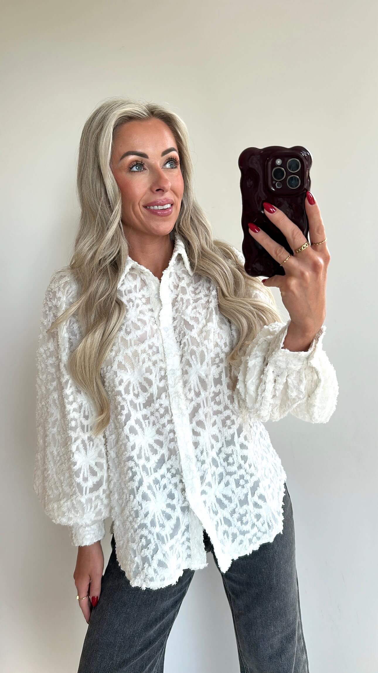 BABSIE Blouse - ecru
