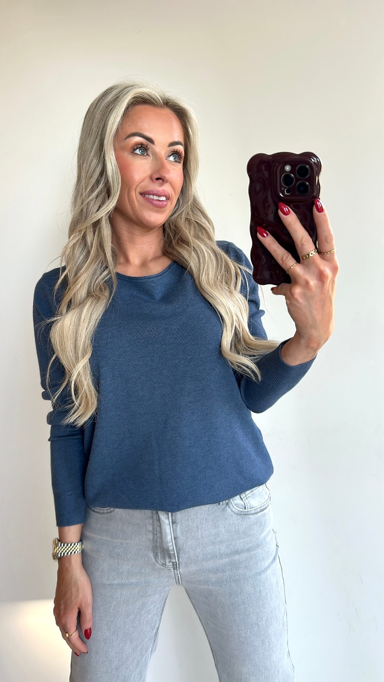 TESS Longsleeve Top - jeans