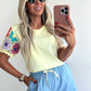 SUMMER T-shirt - yellow