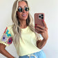 SUMMER T-shirt - yellow