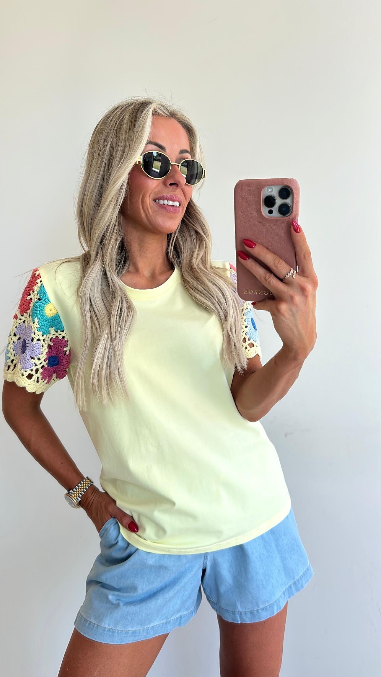 SUMMER T-shirt - yellow