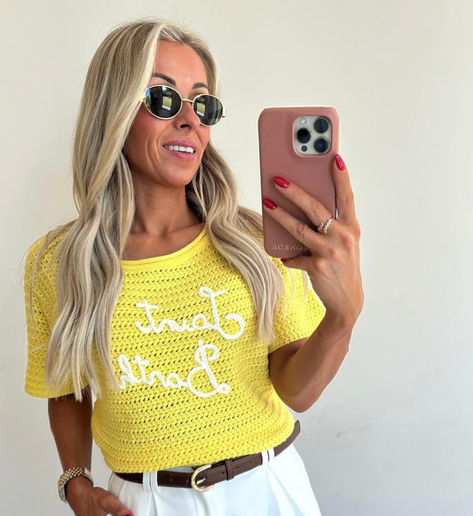 SAINT BARTH Top - yellow
