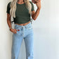 PERFECT CROP Top - khaki