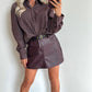 BLING Blouse - bordeaux