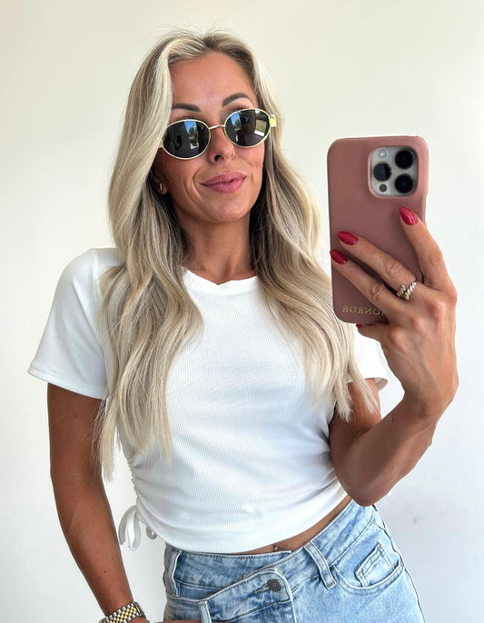 PERFECT CROP Top - white