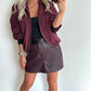 STELLA Skort - burgundy