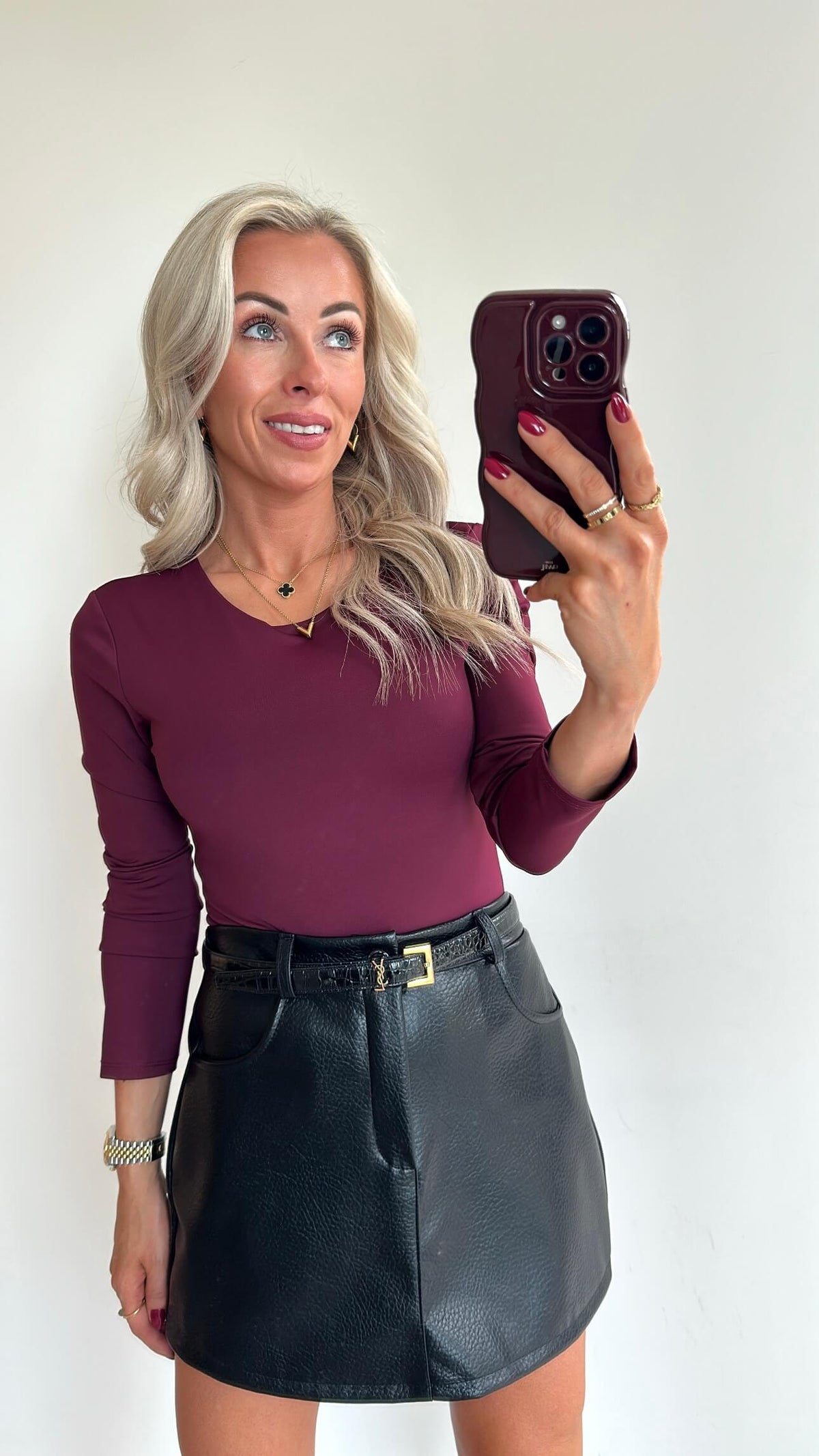 BASIC Body - burgundy