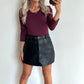 BASIC Body - burgundy
