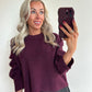 POMMIE Pull - burgundy
