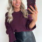POMMIE Pull - burgundy