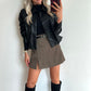 VELVET Skort - taupe