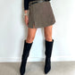 VELVET Skort - taupe