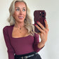 BOOBIE Body - burgundy