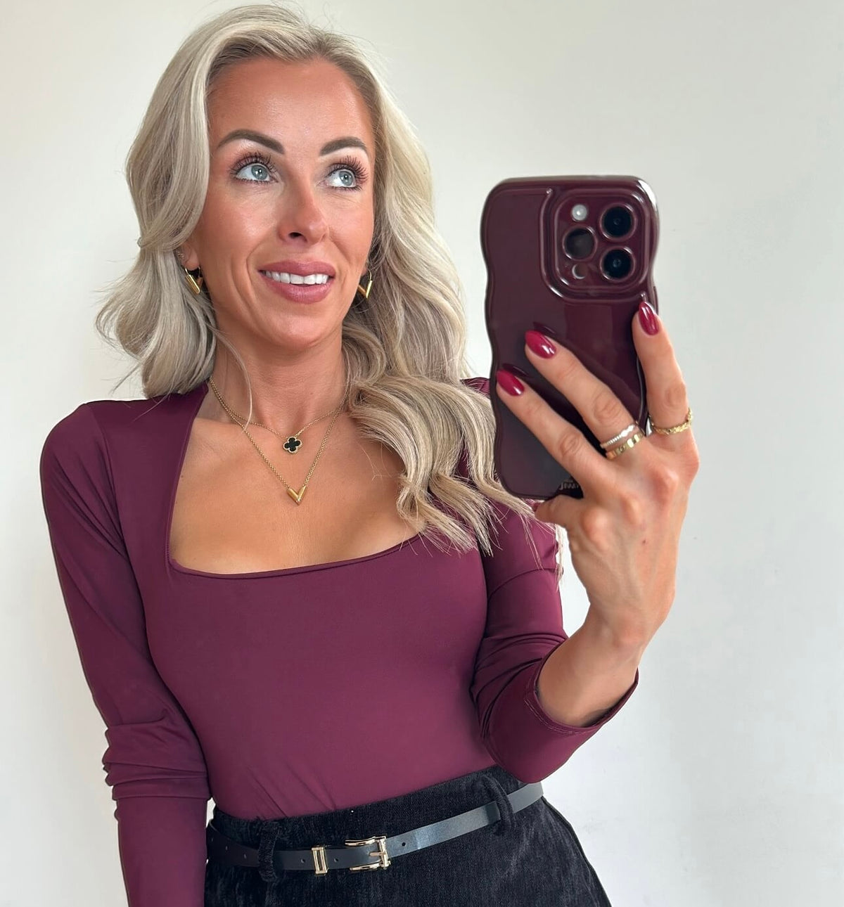 BOOBIE Body - burgundy