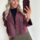 JUNE Jacket - washed burgundy