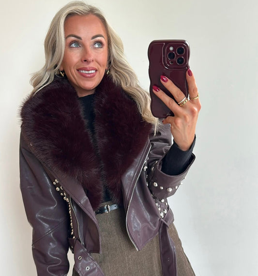 ROCKIE Jacket - burgundy