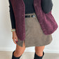 VELVET Skort - taupe