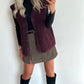 GIA Gilet - burgundy