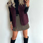 GIA Gilet - burgundy