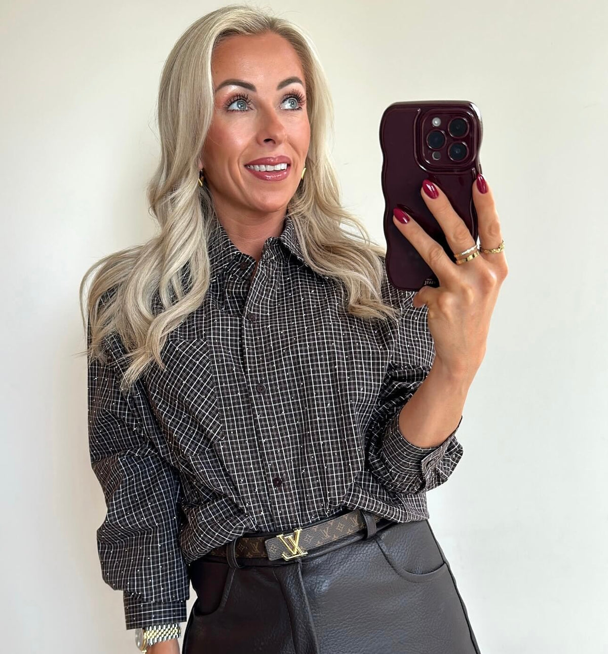 BLING Blouse - brown