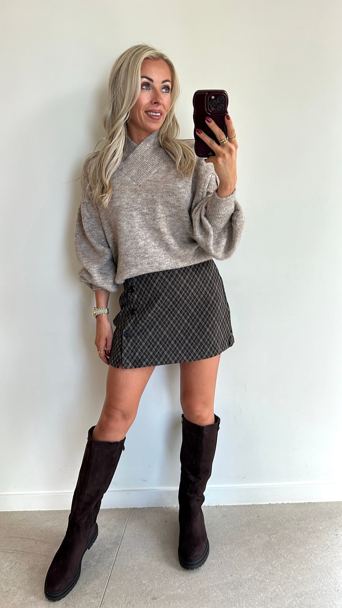 PHOEBE Pull - taupe