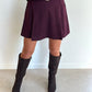 SACHA Skort - burgundy